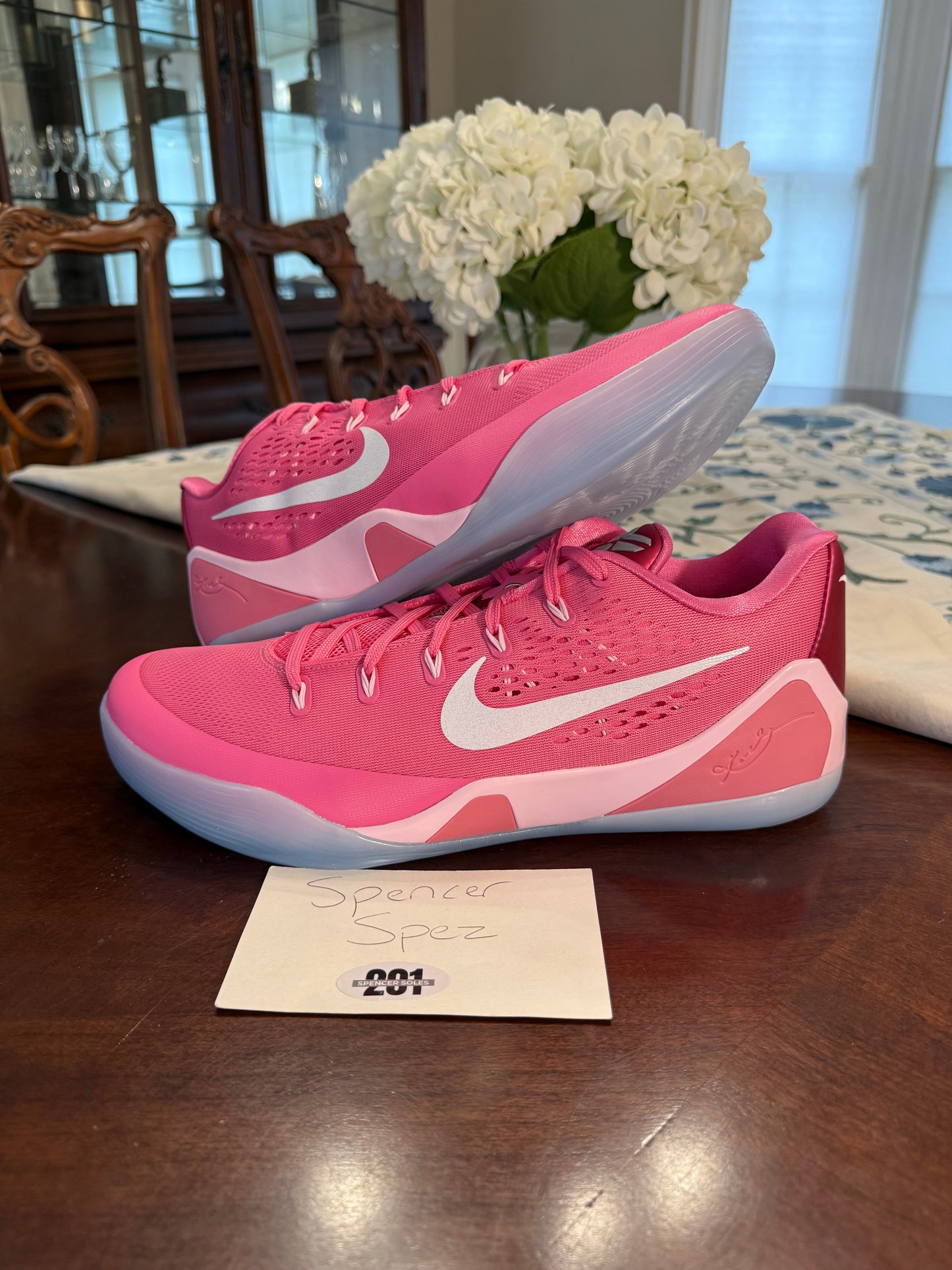 Kobe 9 Protro EM Low Kay Yow Think Pink