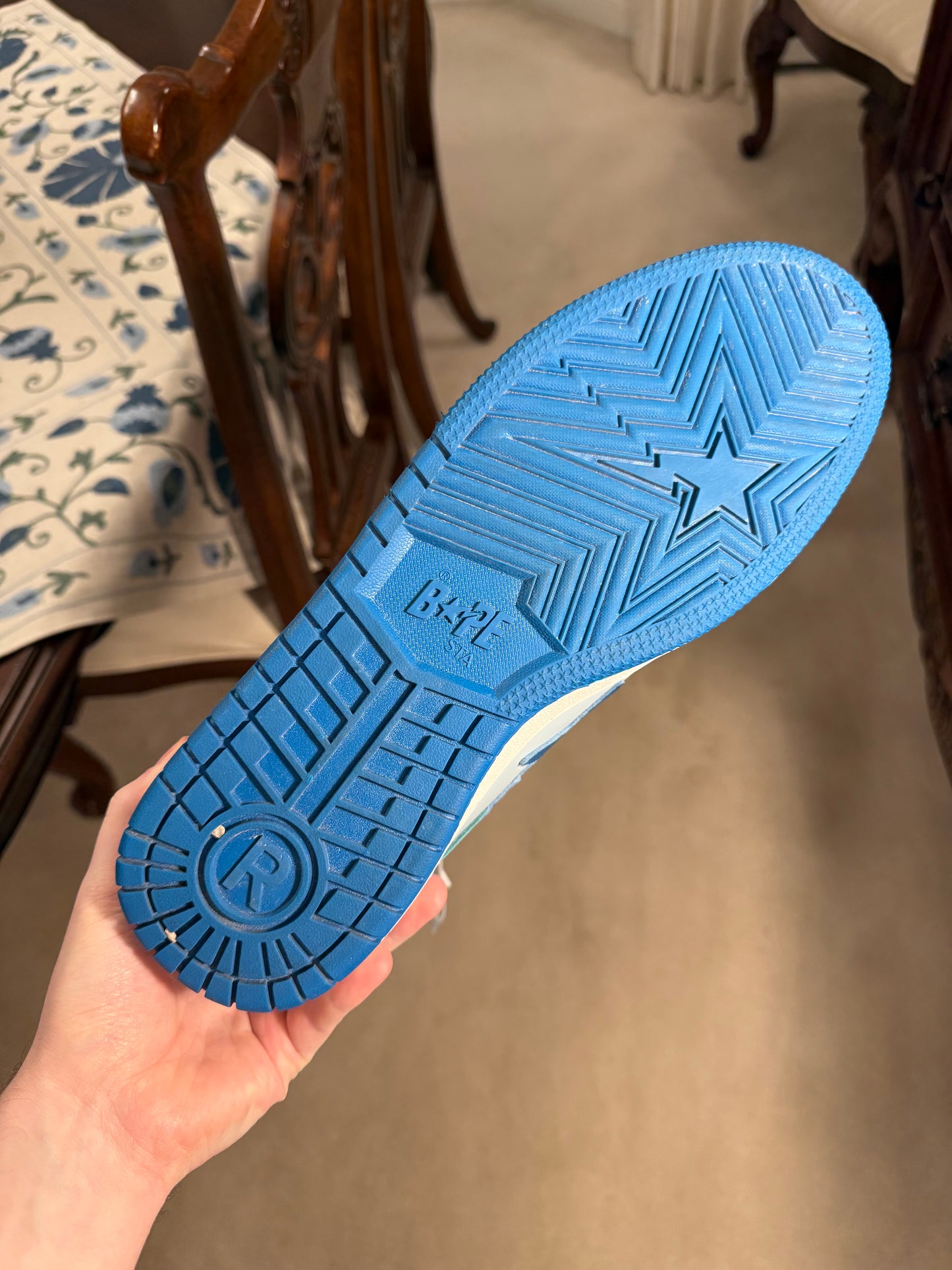 A Bathing Ape Bape Sk8 Sta Camo Blue