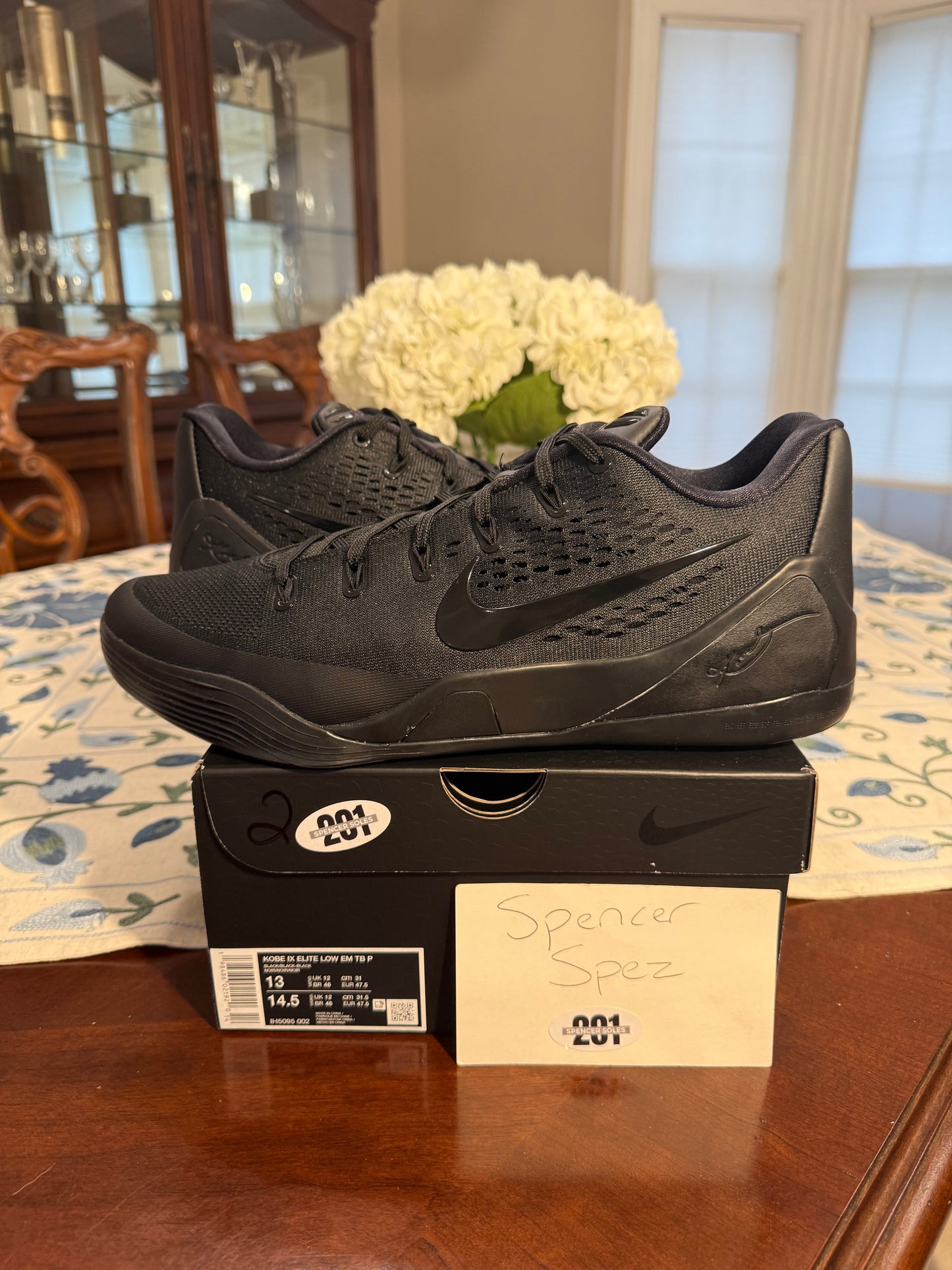 Kobe 9 EM Low Protro TB Black