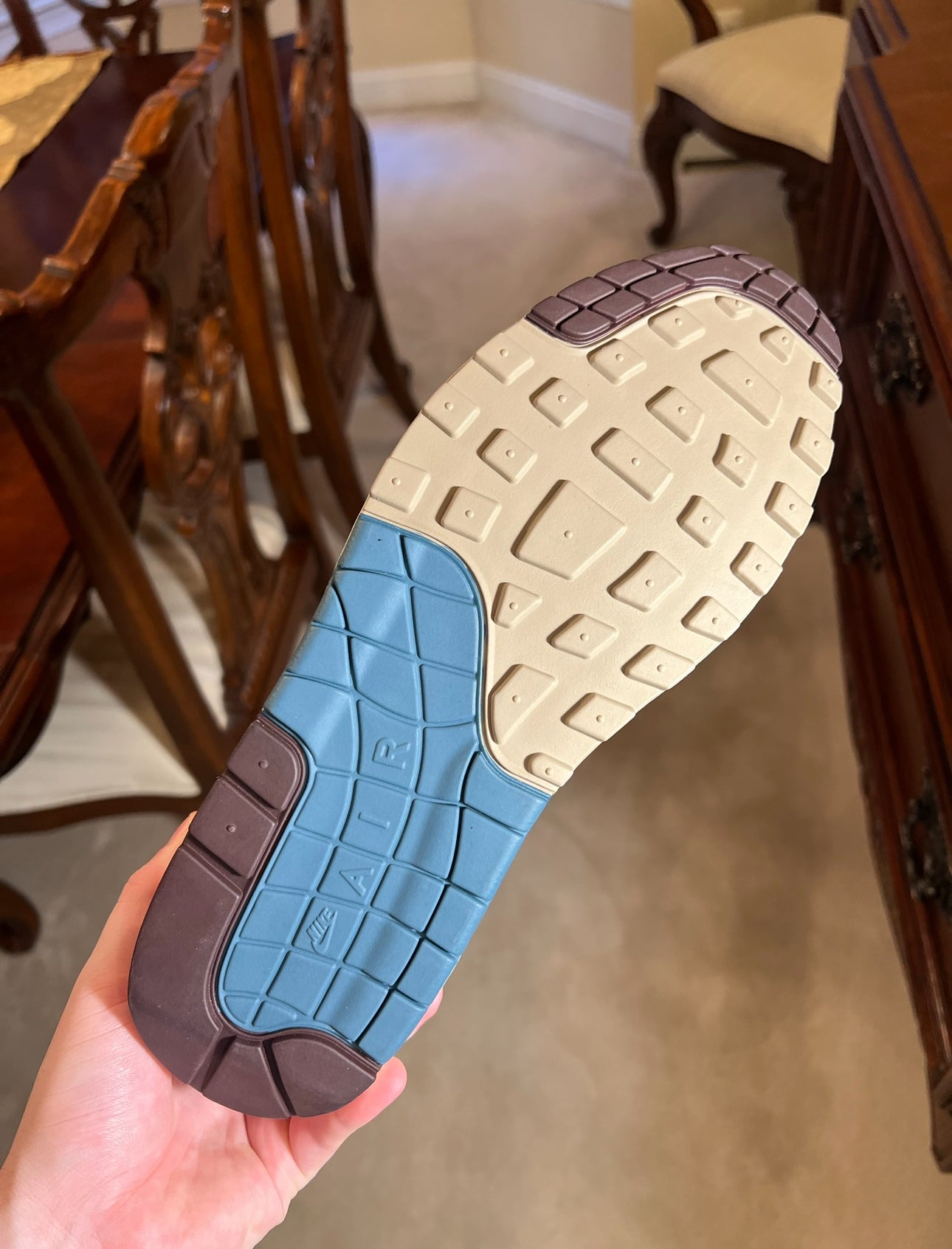 Air Max 1 Patta Waves Noise Aqua