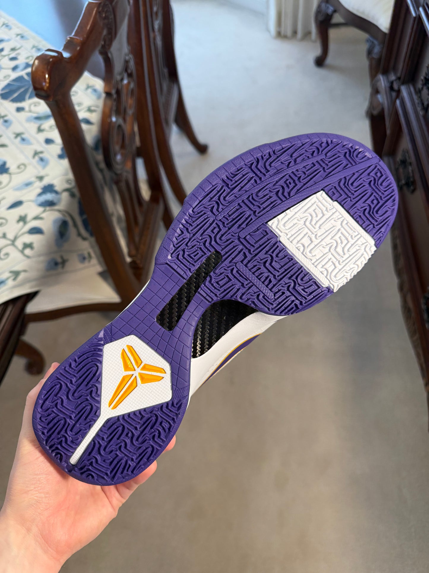 Kobe 5 Protro LSU PE White