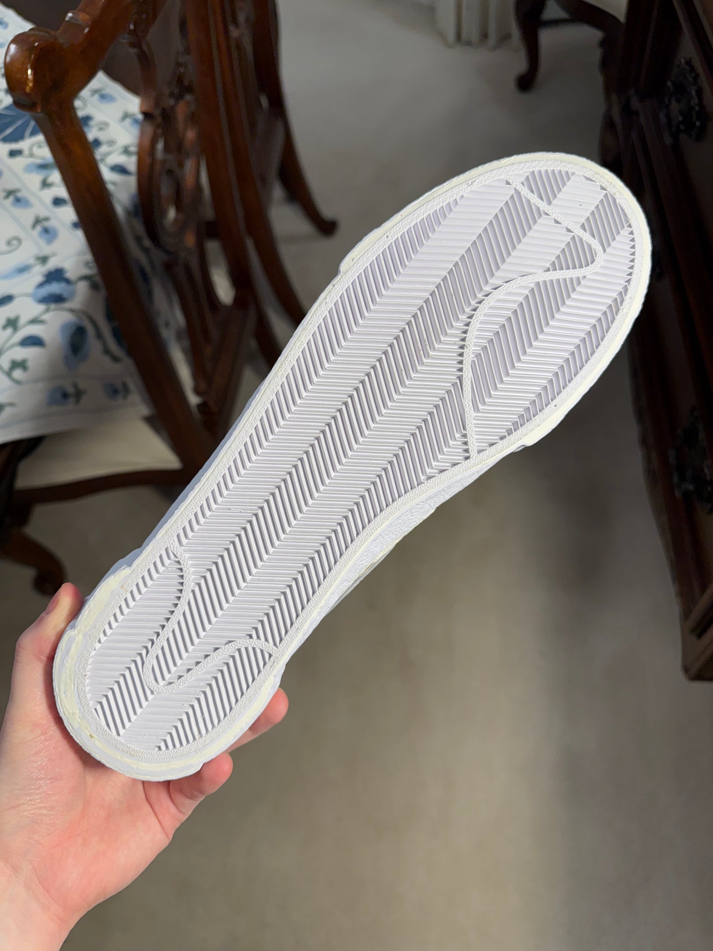 Nike Blazer Low Sacai White Patent Leather