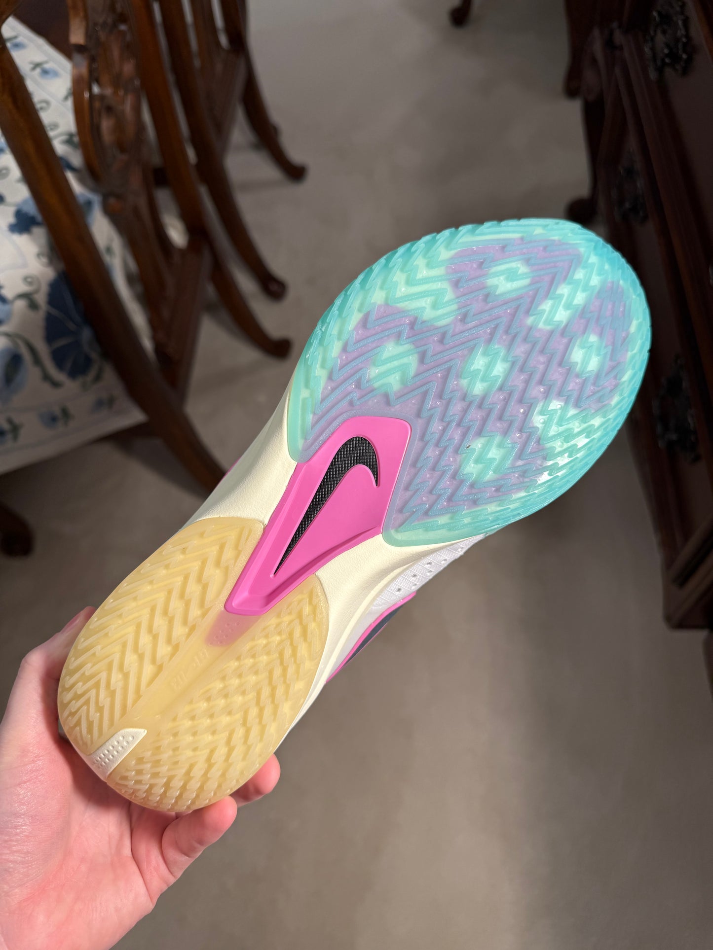 Nike GT Cut 3 White Teal Playful Pink