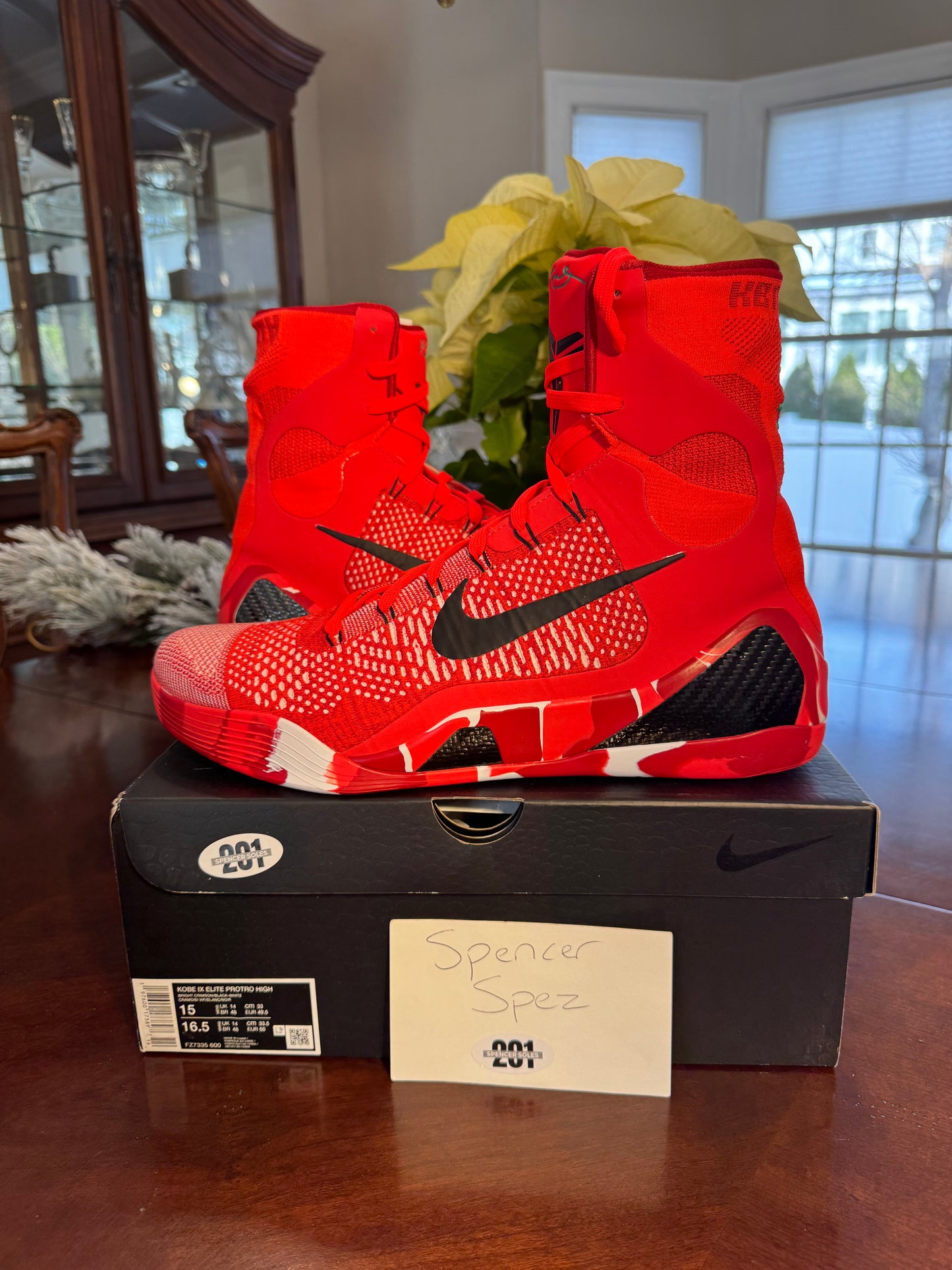 Kobe 9 Elite Protro Christmas