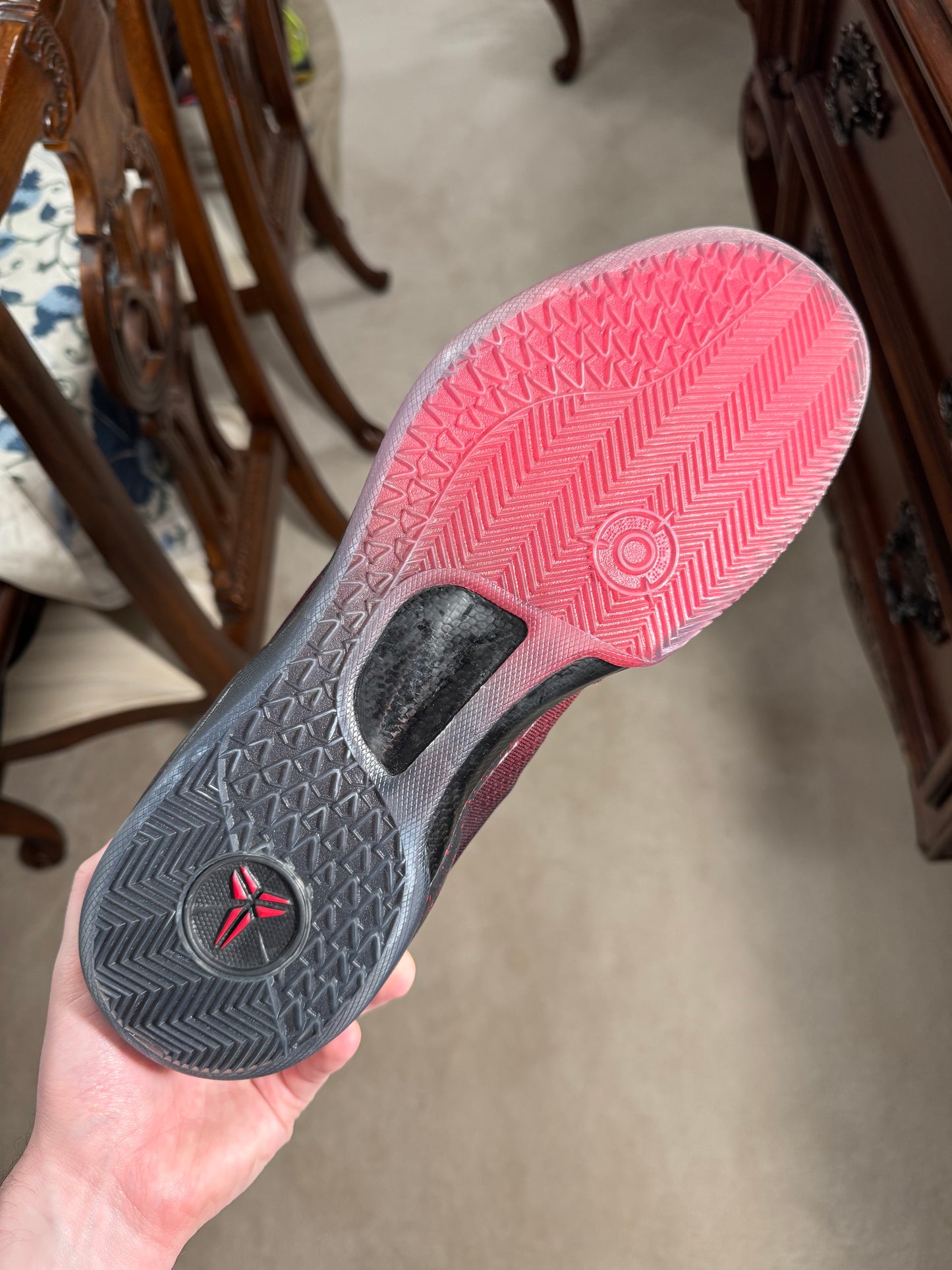 Kobe 8 Red/Black Fade PE