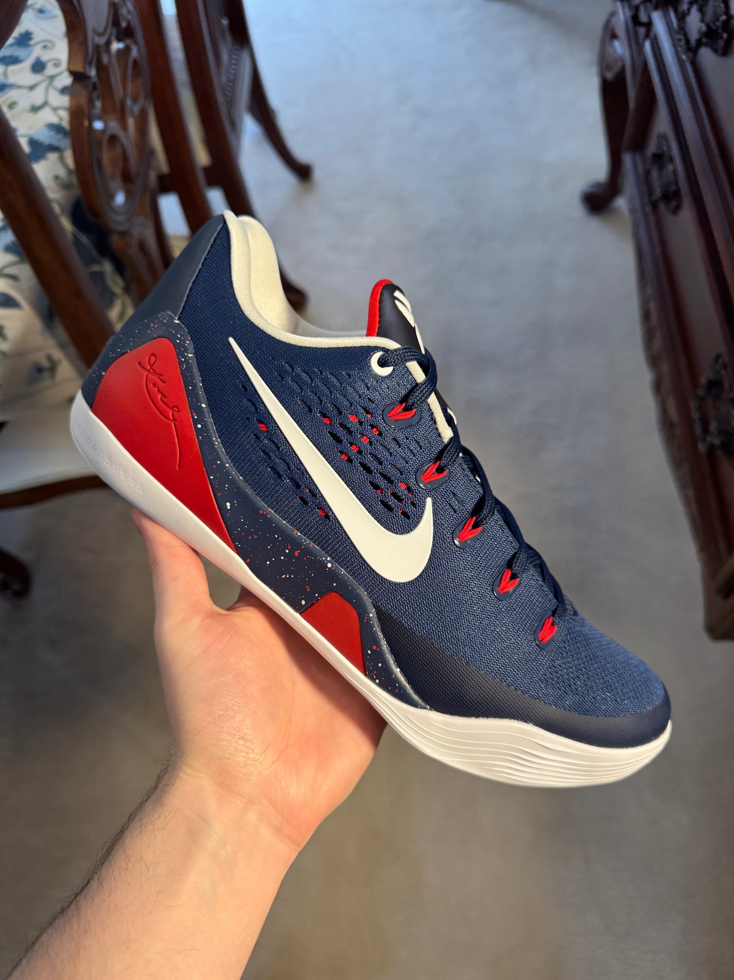 Kobe 9 EM Low Protro UConn PE Blue