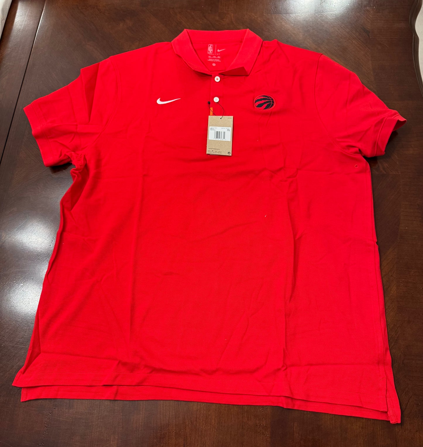 NBA Nike Toronto Raptors Player Issued Polo Dri-Fit