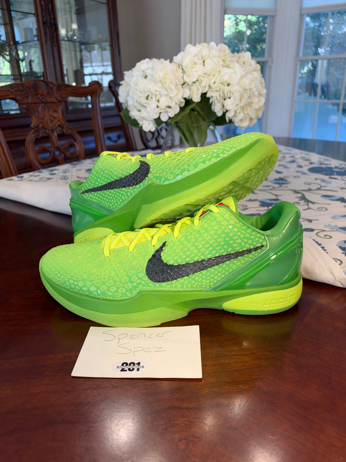 Kobe 6 Protro Grinch