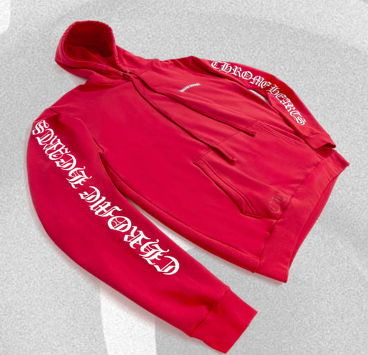 Chrome Hearts Red Hoodie