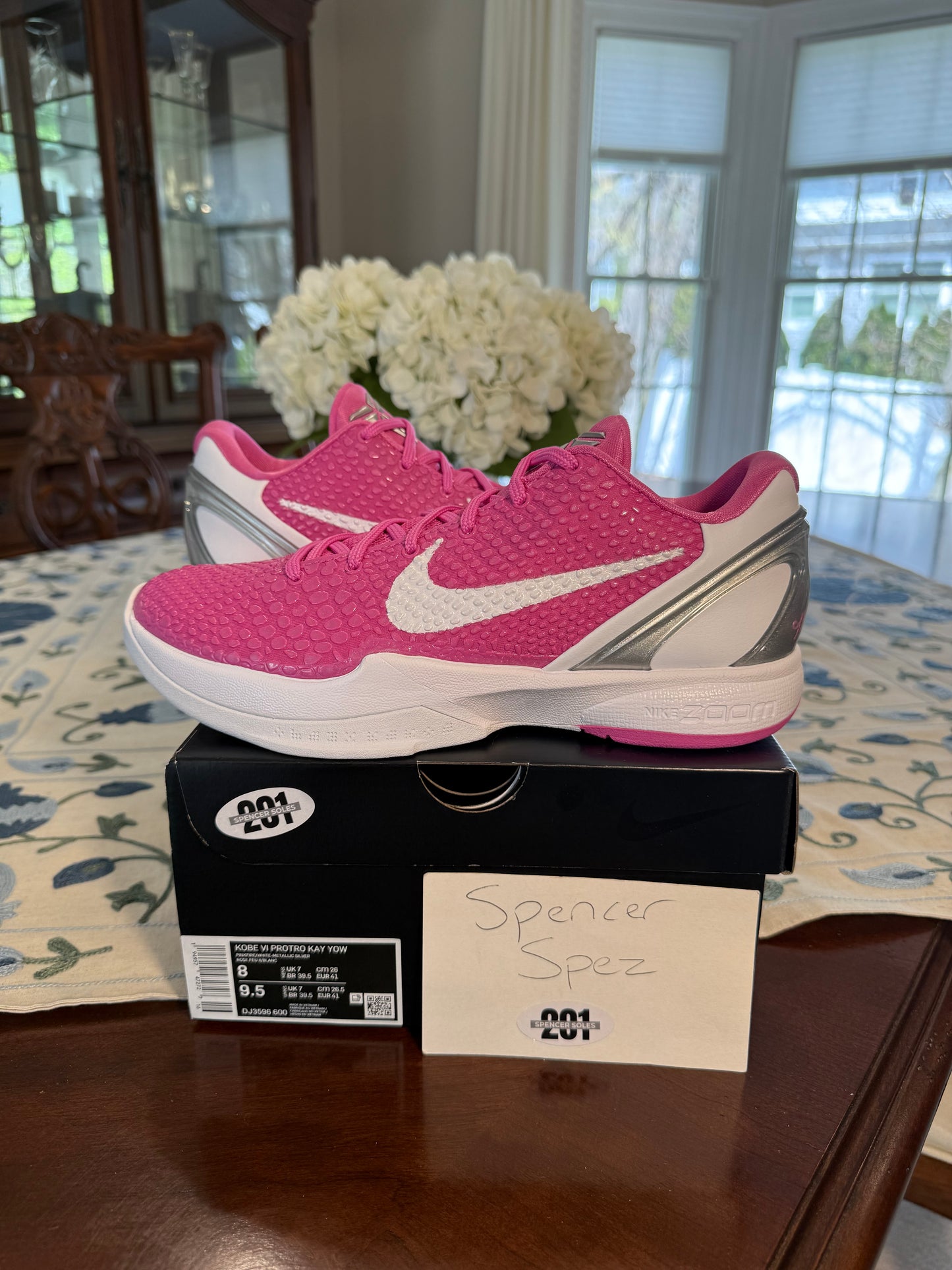 Kobe 6 Protro Think Pink Kay Yow