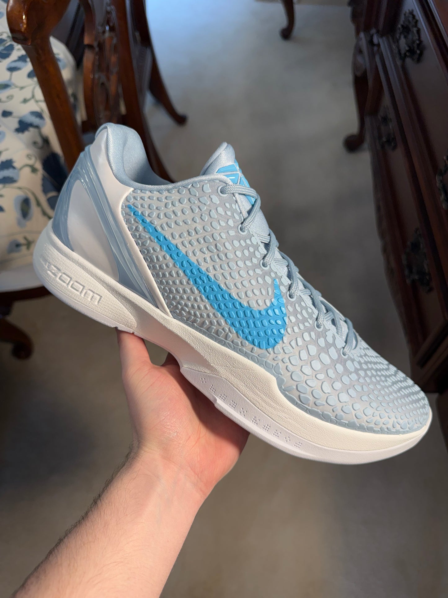Kobe 6 Protro Caitlin Clark Light Armory Blue