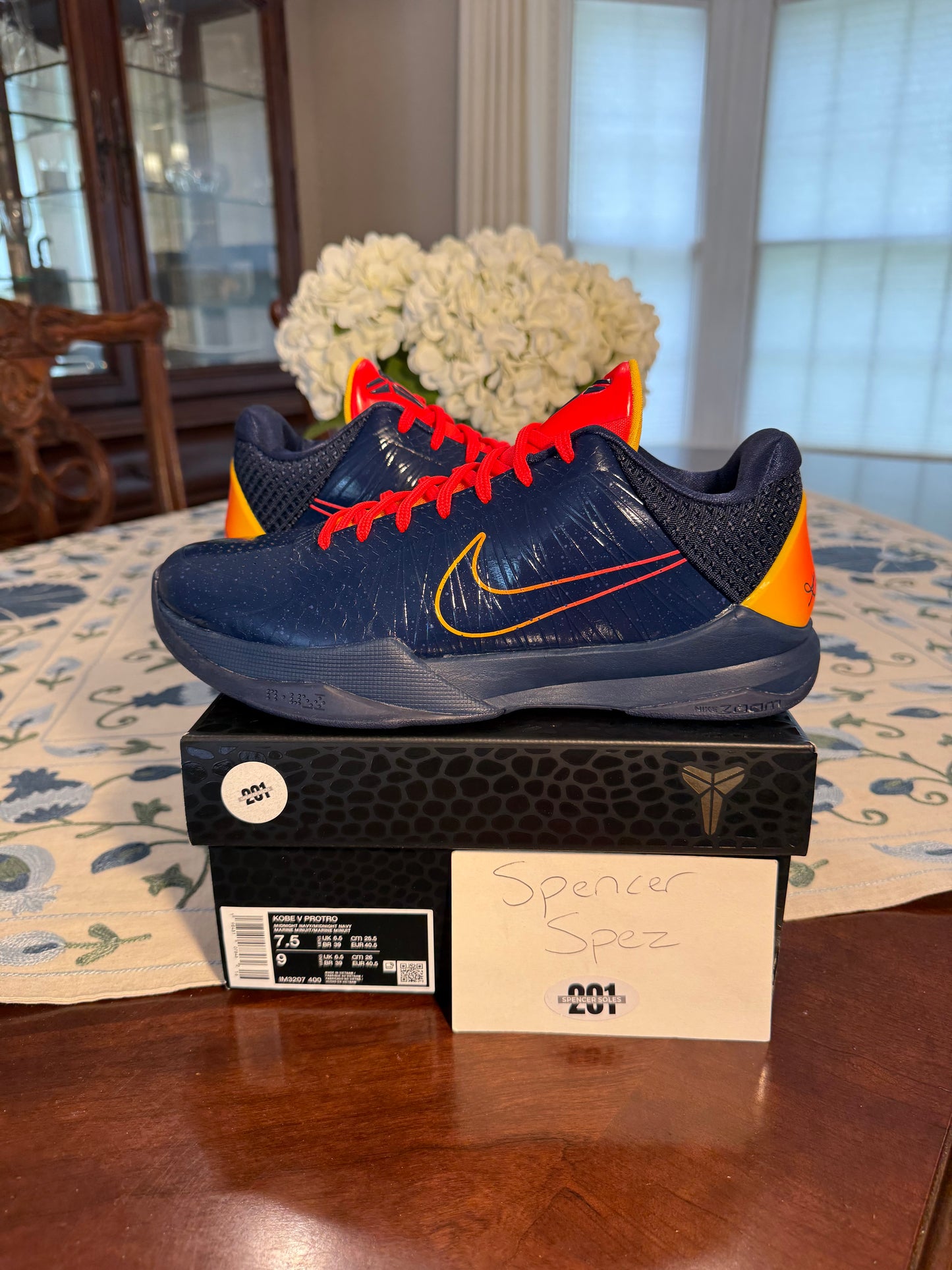 Kobe 5 Protro Caitlin Clark Indiana Fever