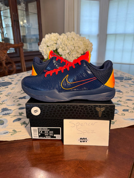 Kobe 5 Protro Caitlin Clark Indiana Fever