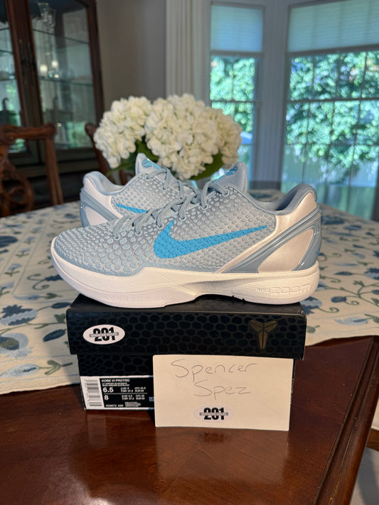 Kobe 6 Protro Caitlin Clark Light Armory Blue