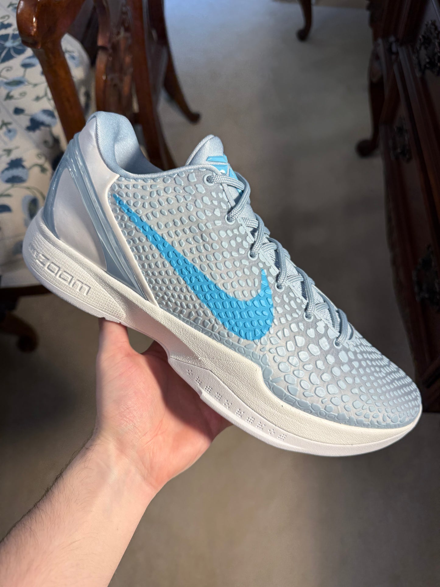 Kobe 6 Protro Caitlin Clark Light Armory Blue
