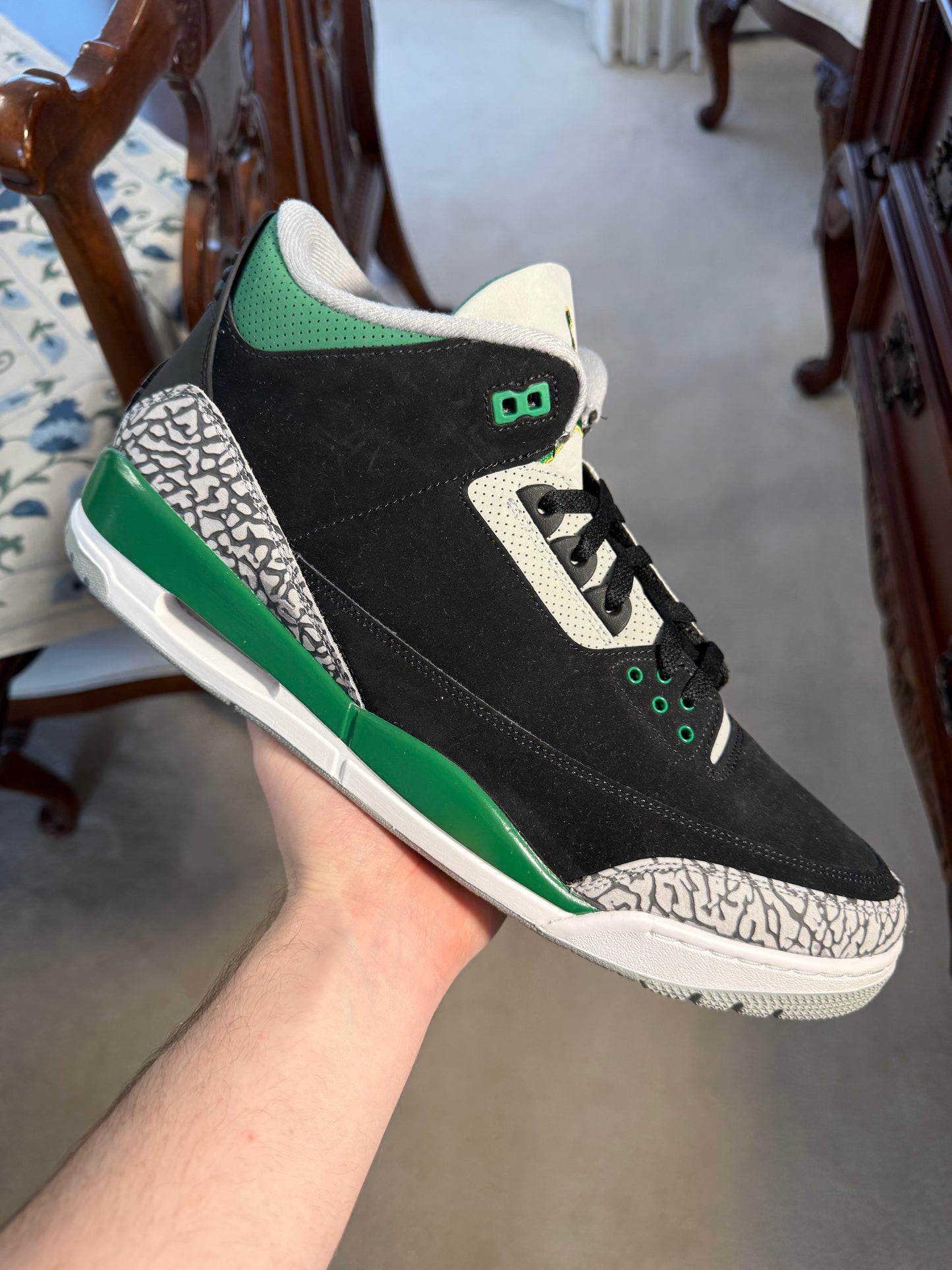 Jordan Retro 3 Pine Green