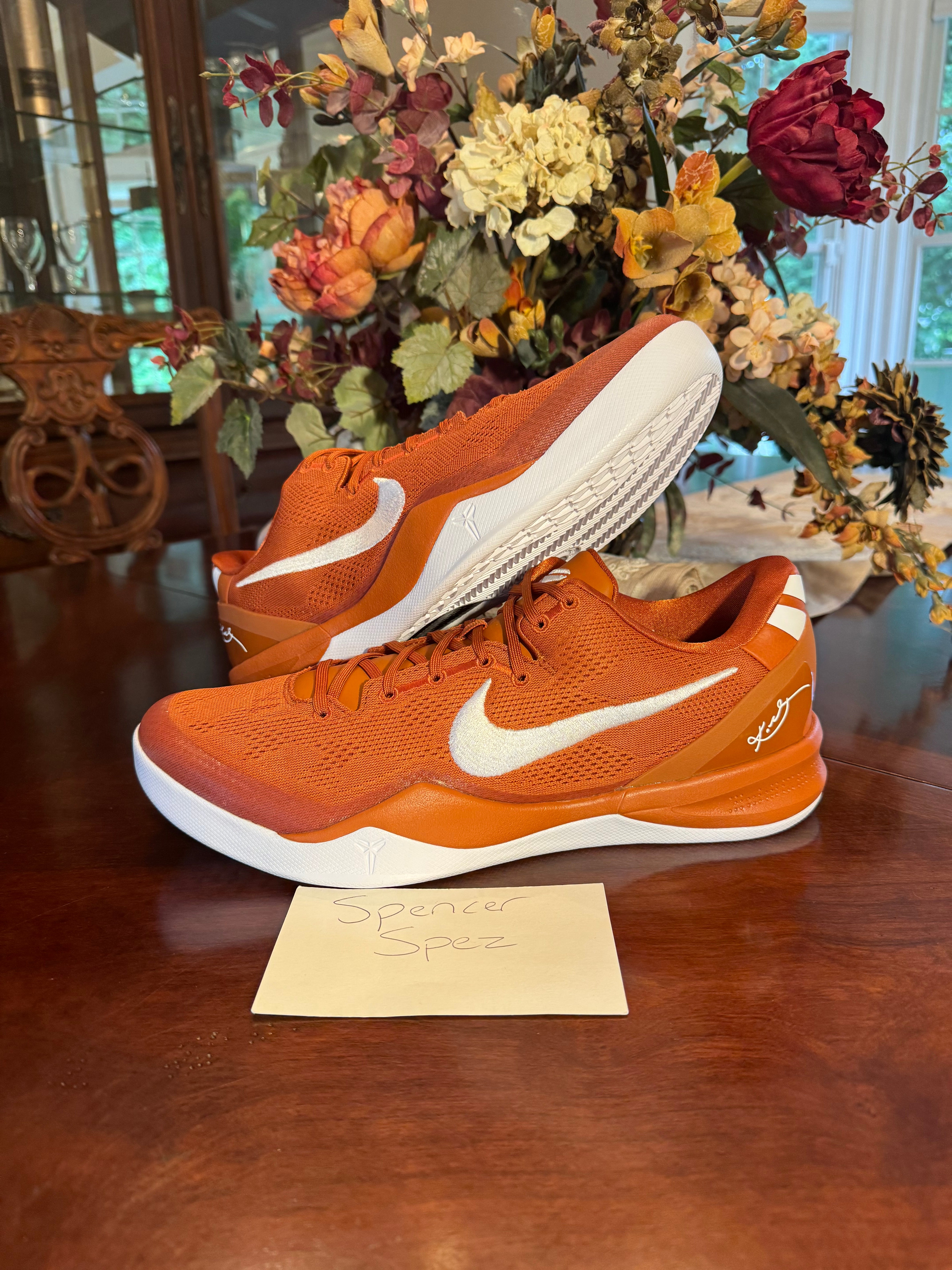 Kobe 8 Protro Desert Orange Spencer Soles