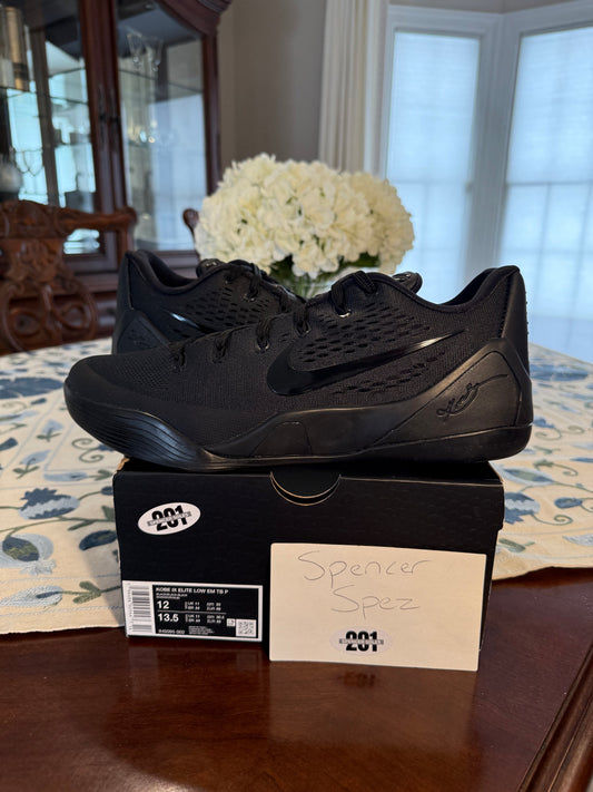 Kobe 9 EM Low Protro TB Black