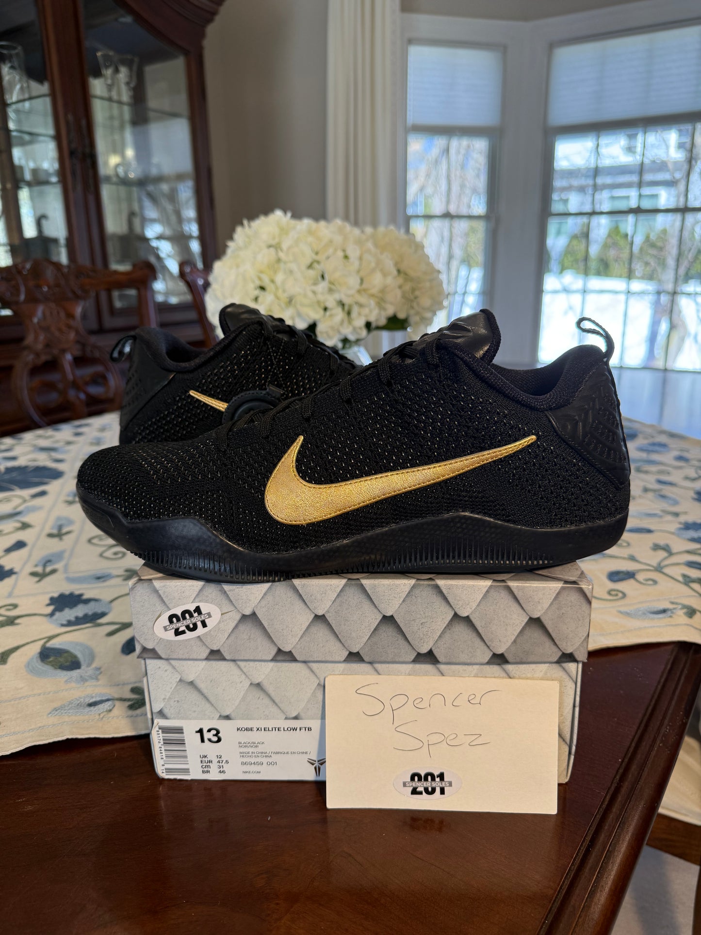 Kobe 11 Elite Low Fade to Black