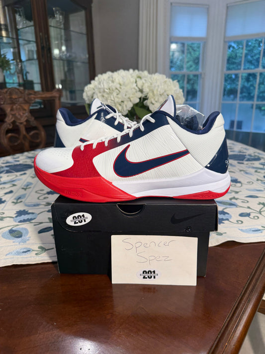 Kobe 5 Protro UConn PE White