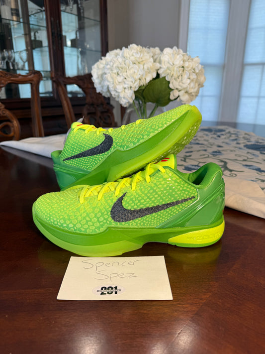 Kobe 6 Protro Grinch