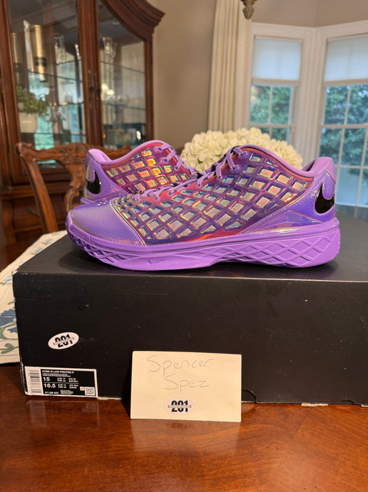Kobe 3 Protro Low Warning Label Gold PE