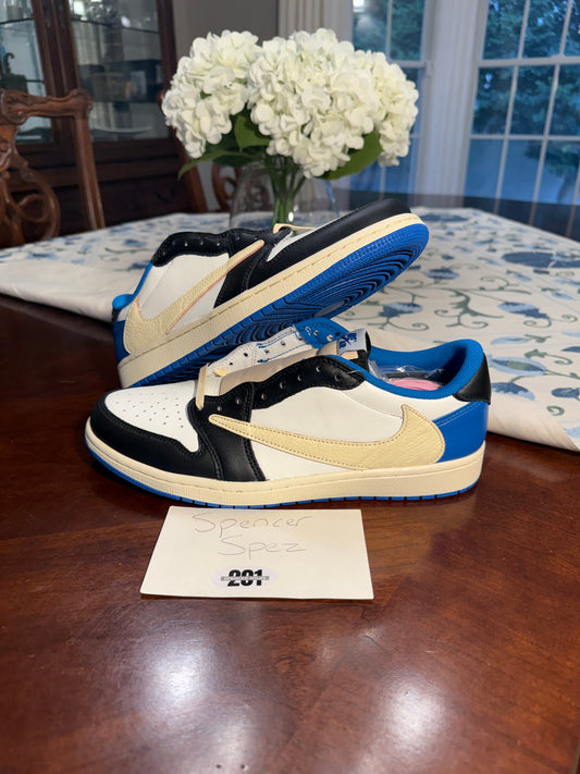 Jordan Retro 1 Low Travis Scott Fragment