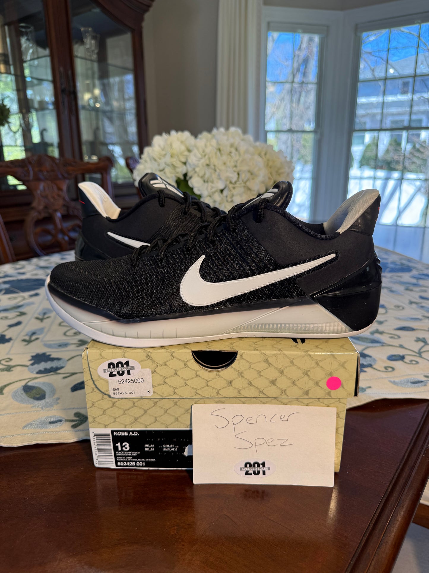 Kobe A.D. Black White
