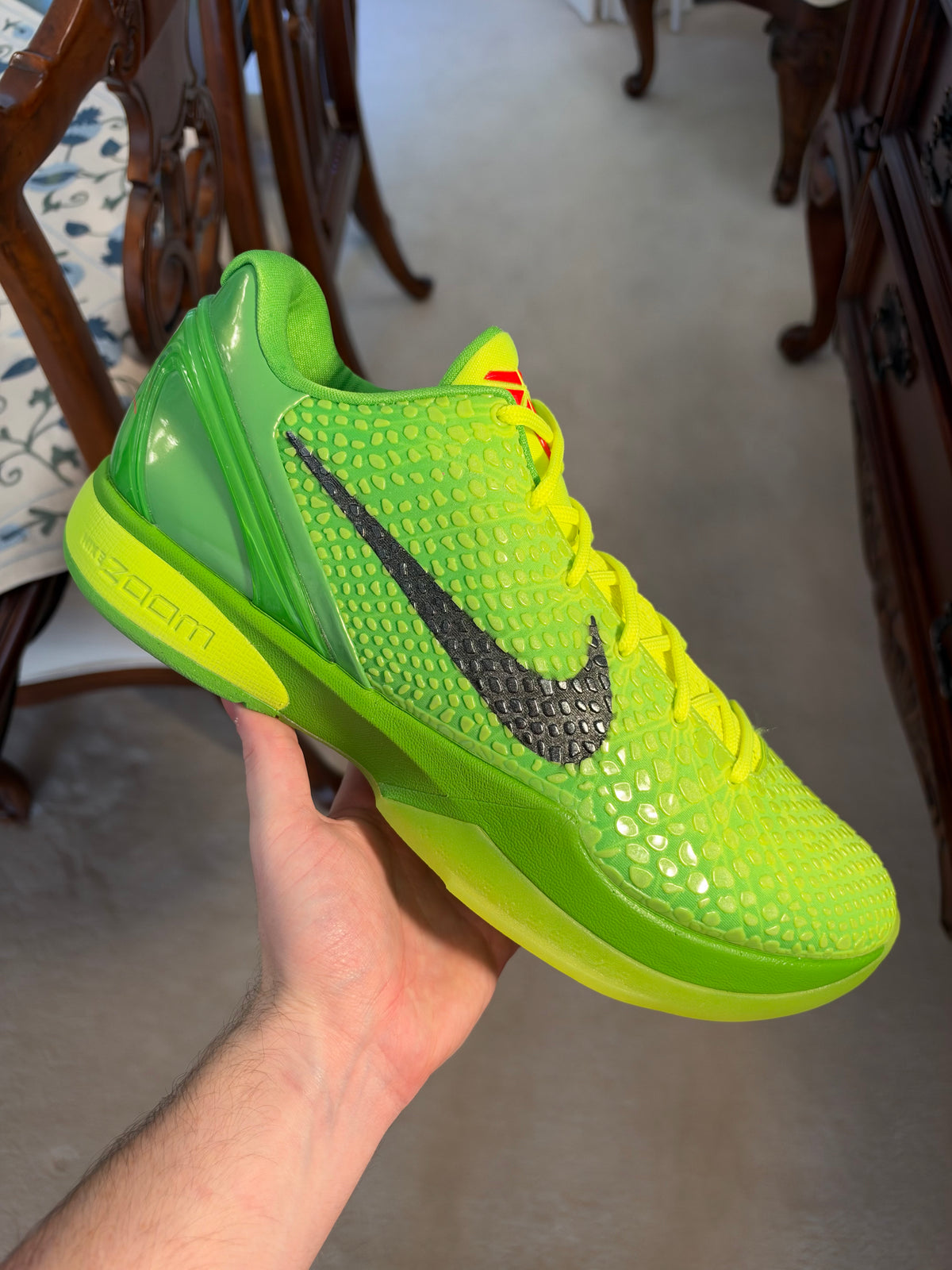 Kobe 6 Protro Grinch
