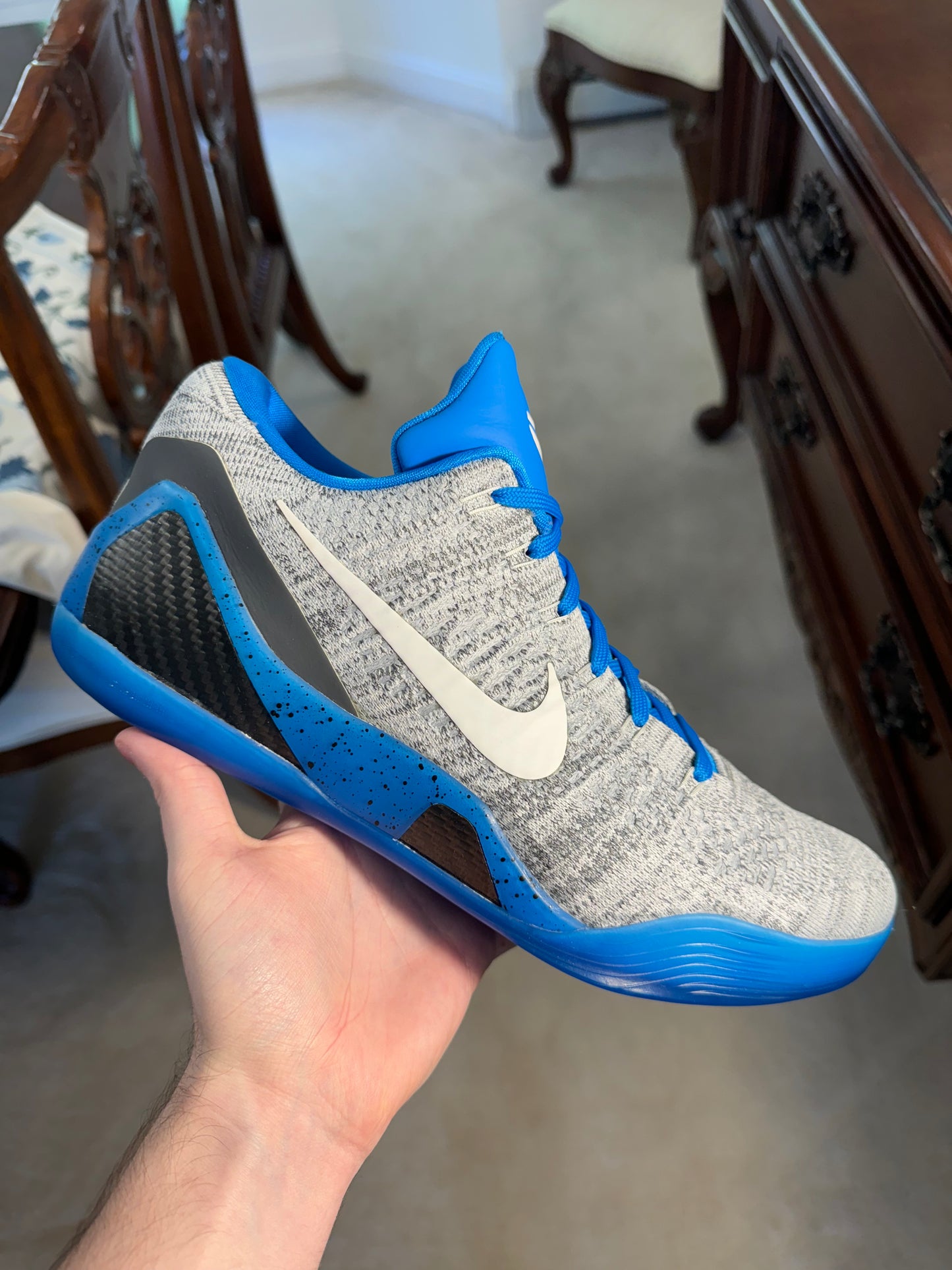 Kobe 9 Elite Low Grey/Blue