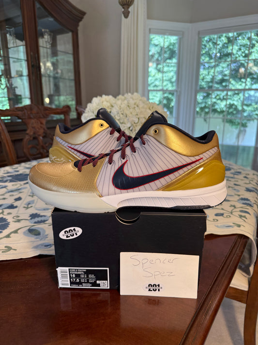 Kobe 4 Protro Gold Medal