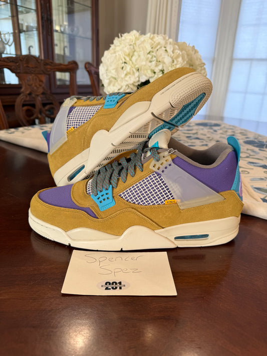 Jordan Retro 4 Union LA Desert Moss