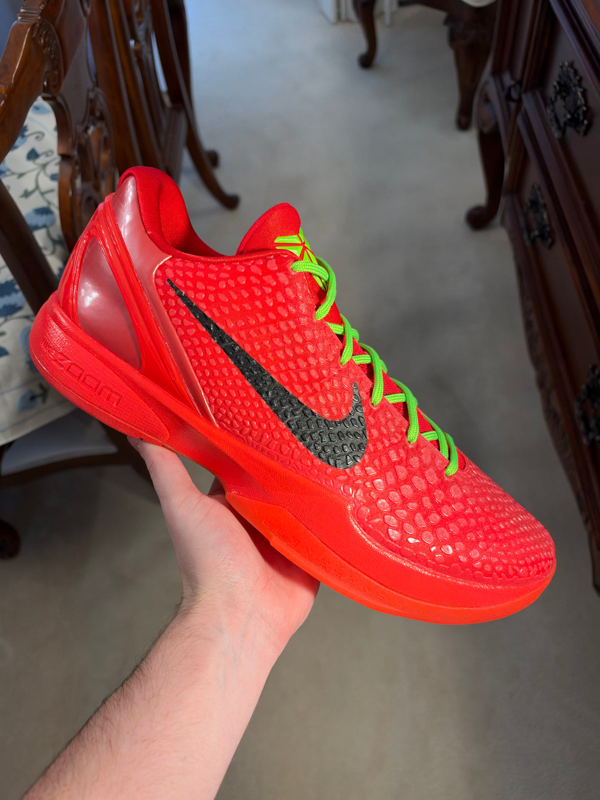 Kobe 6 Protro Reverse Grinch
