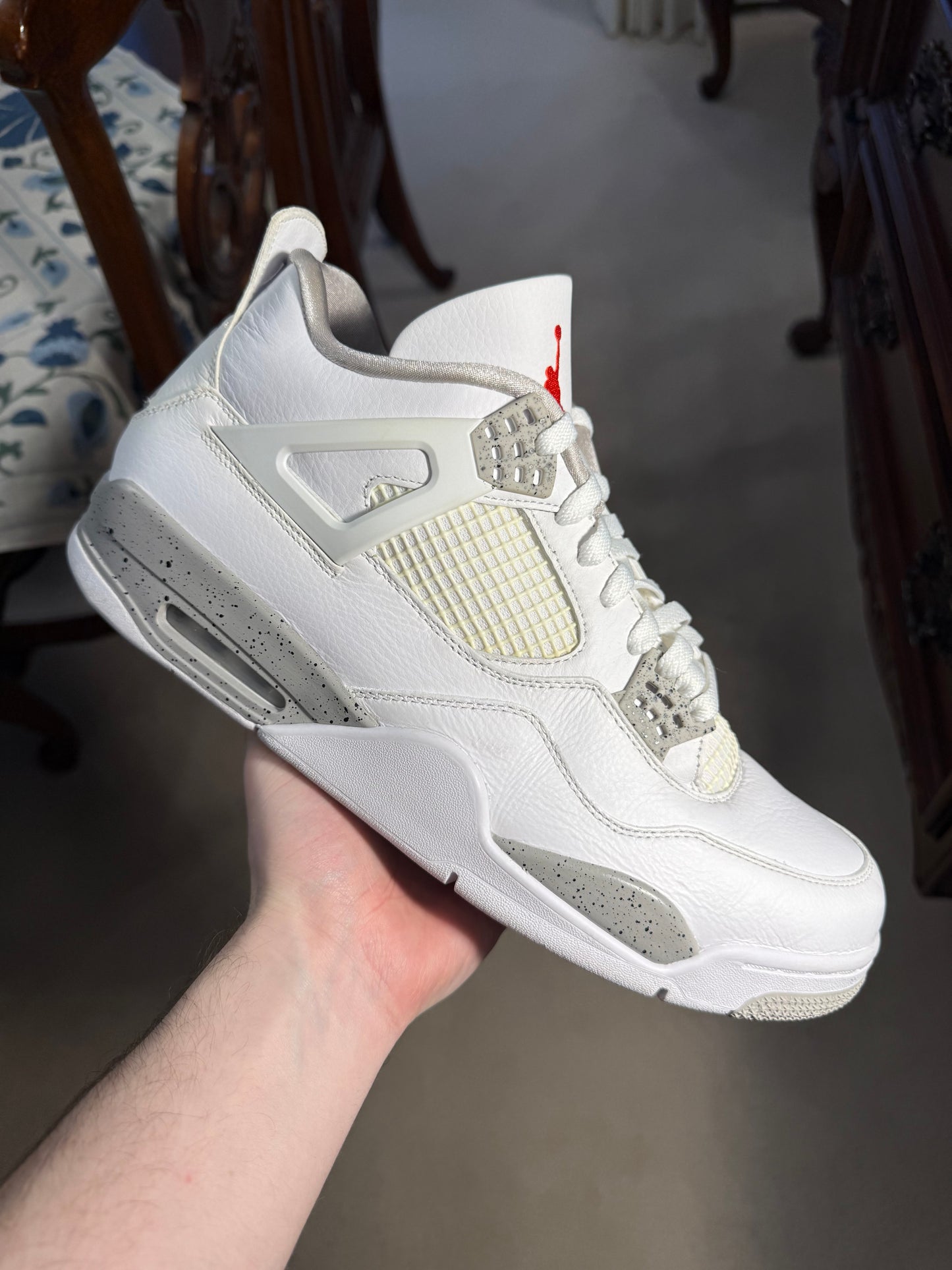 Jordan Retro 4 White Oreo