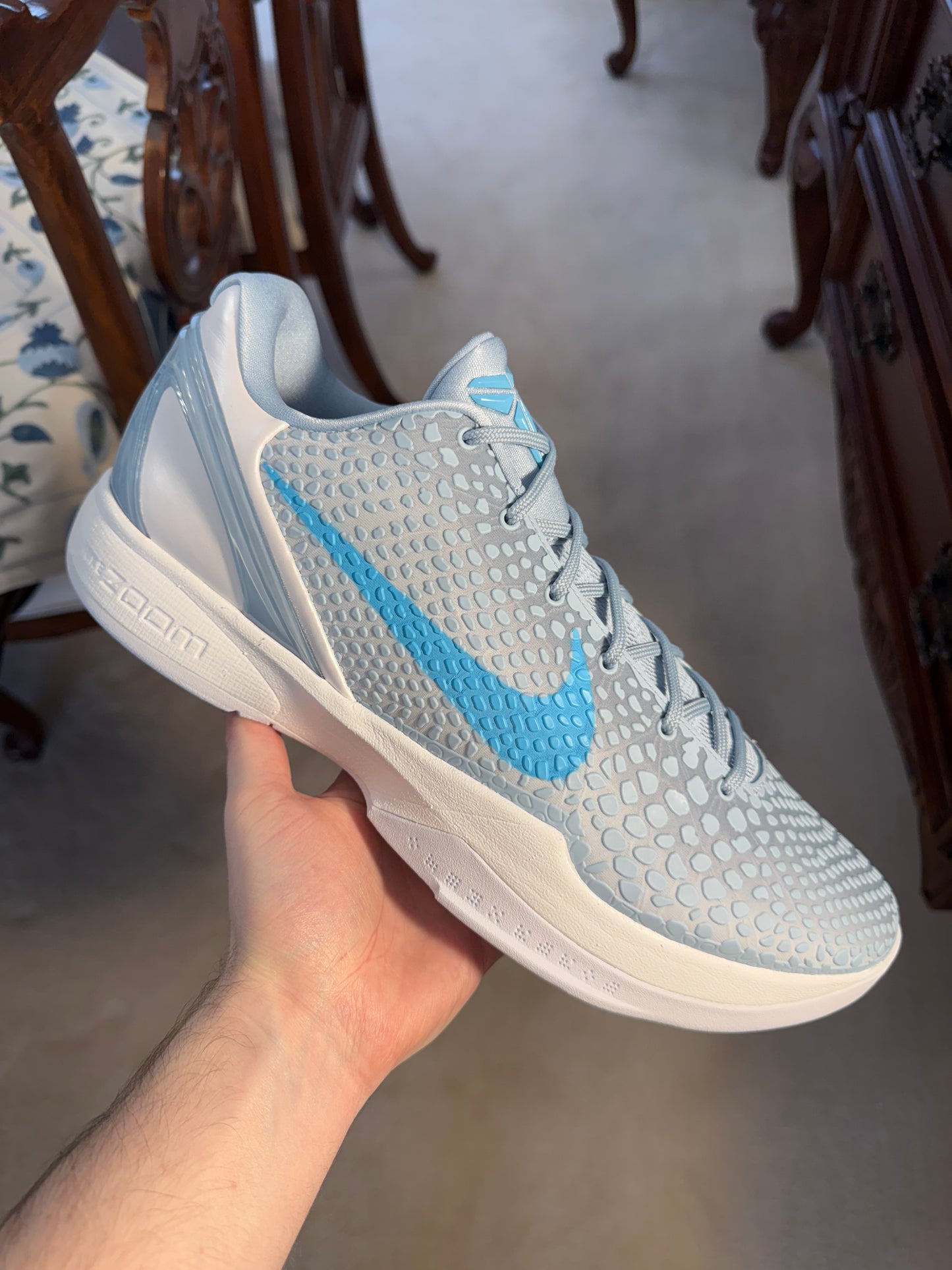 Kobe 6 Protro Caitlin Clark Light Armory Blue