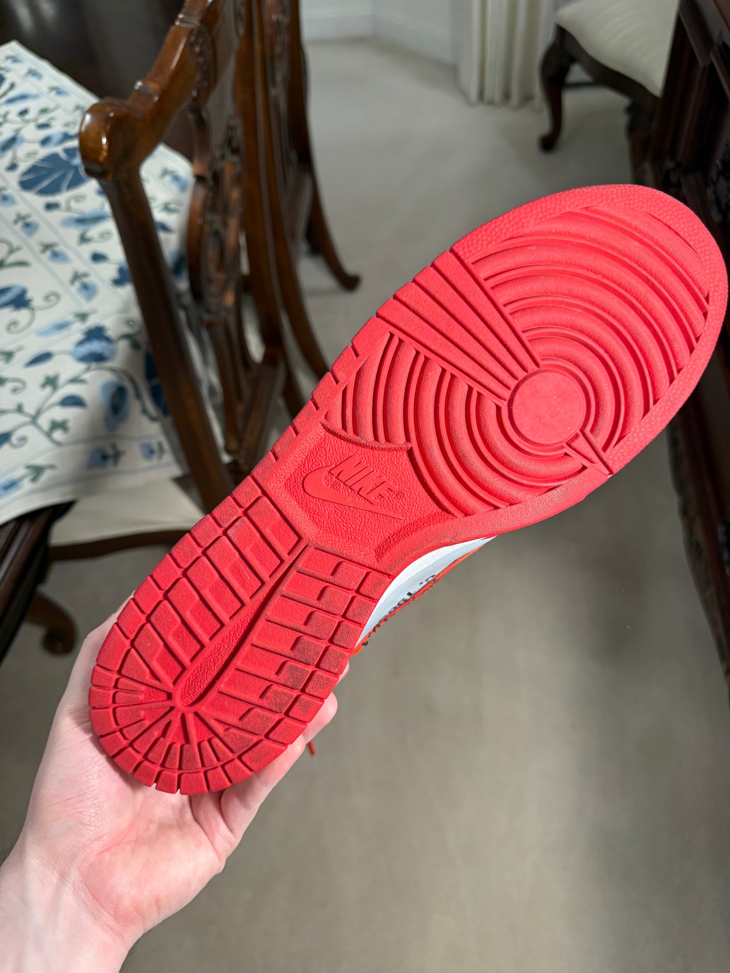 Nike Dunk Low Off-White University Red