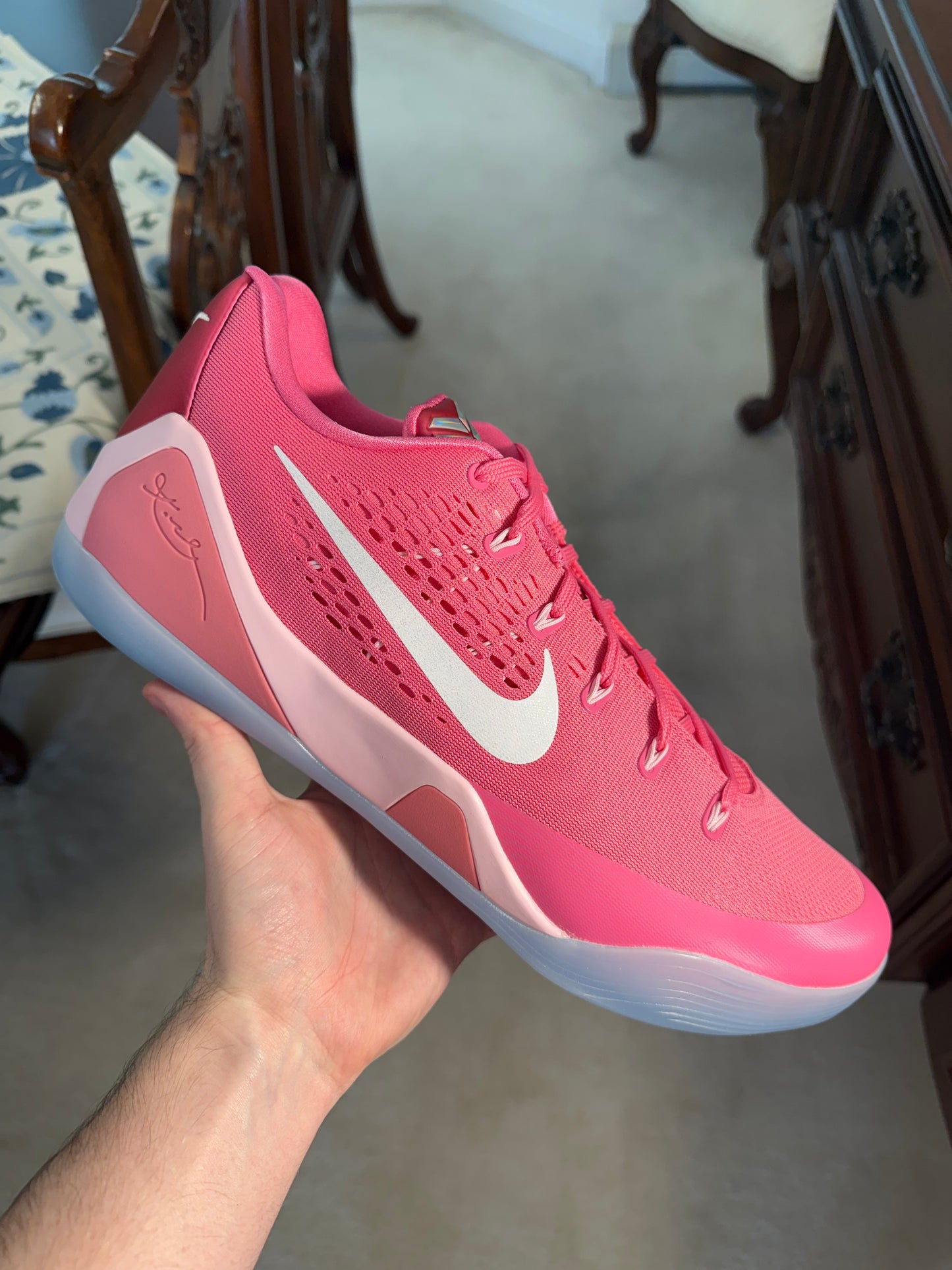 Kobe 9 Protro EM Low Kay Yow Think Pink