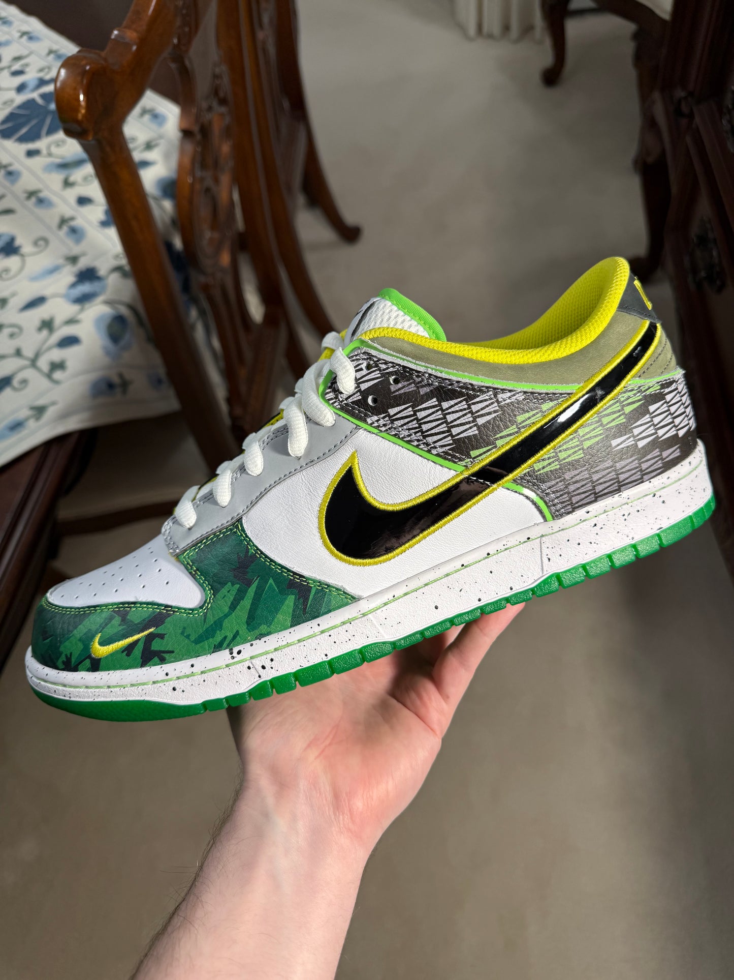 Nike Dunk Low What the Duck Away Oregon PE