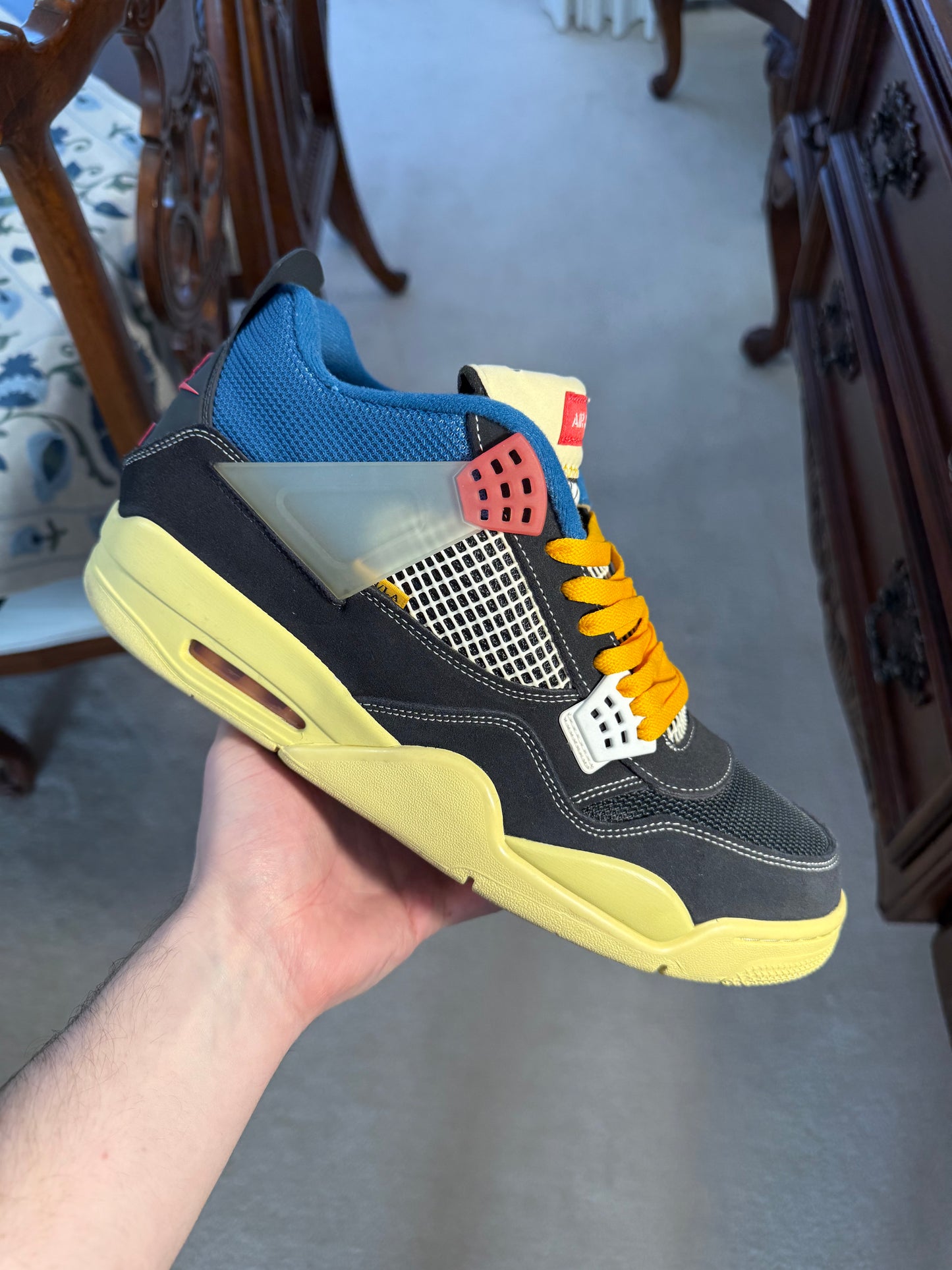 Jordan Retro 4 Union Off Noir