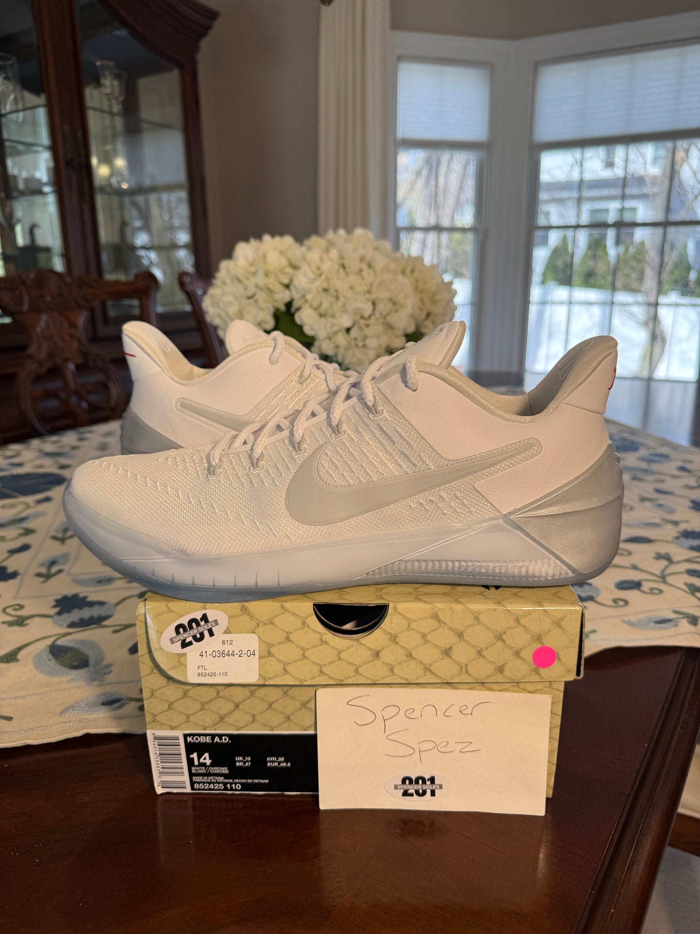 Kobe A.D. White Chrome