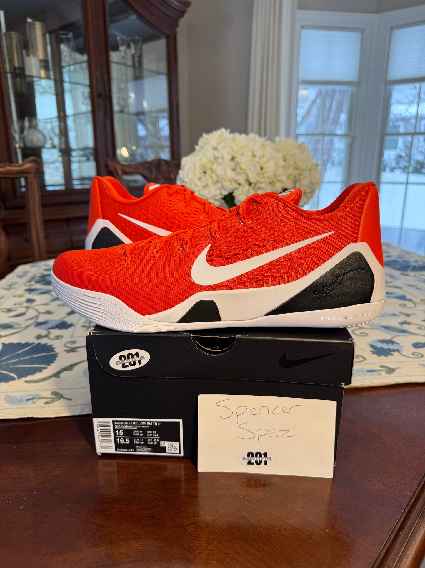 Kobe 9 EM Low Protro TB Orange