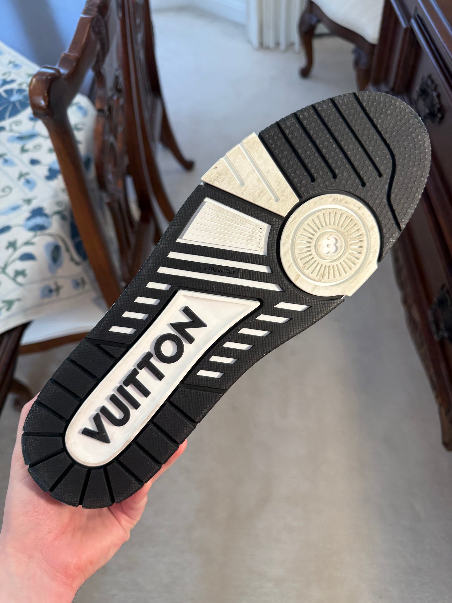 Louis Vuitton LV Trainer White Black