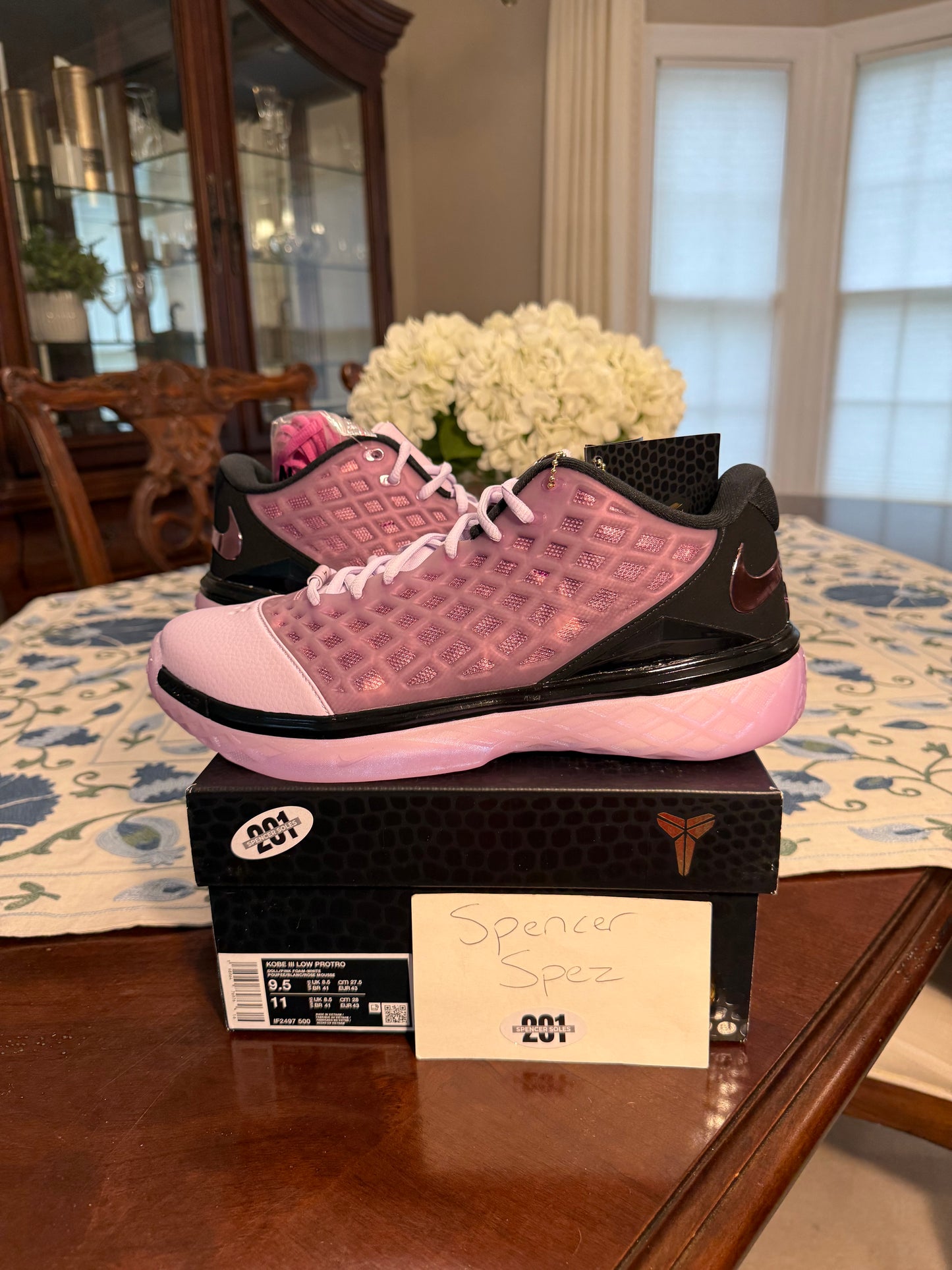 Kobe 3 Protro Low Pink Quartz