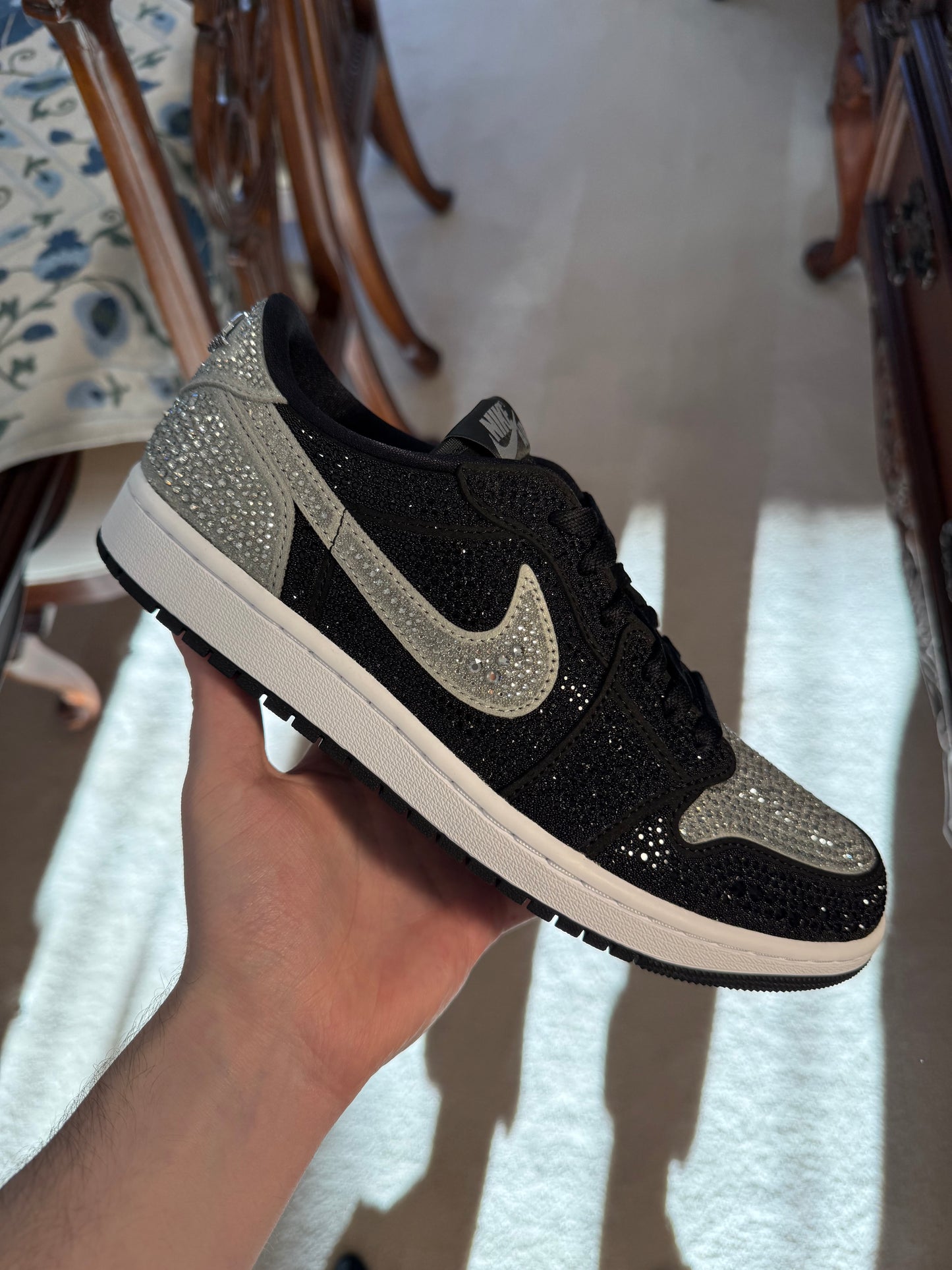 Jordan Retro 1 Low Swarovski Wmns