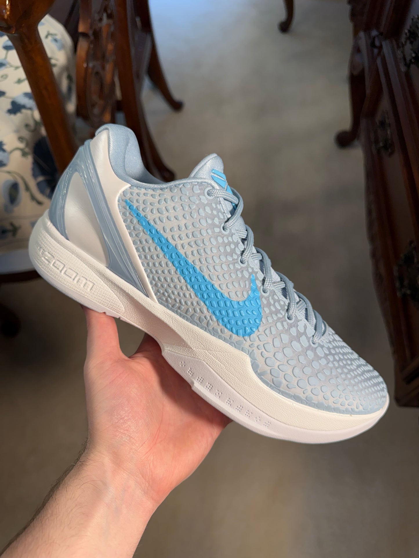 Kobe 6 Protro Caitlin Clark Light Armory Blue