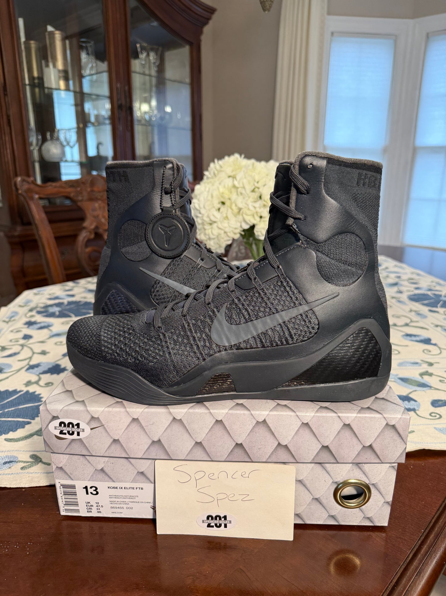 Kobe 9 Elite High Fade to Black