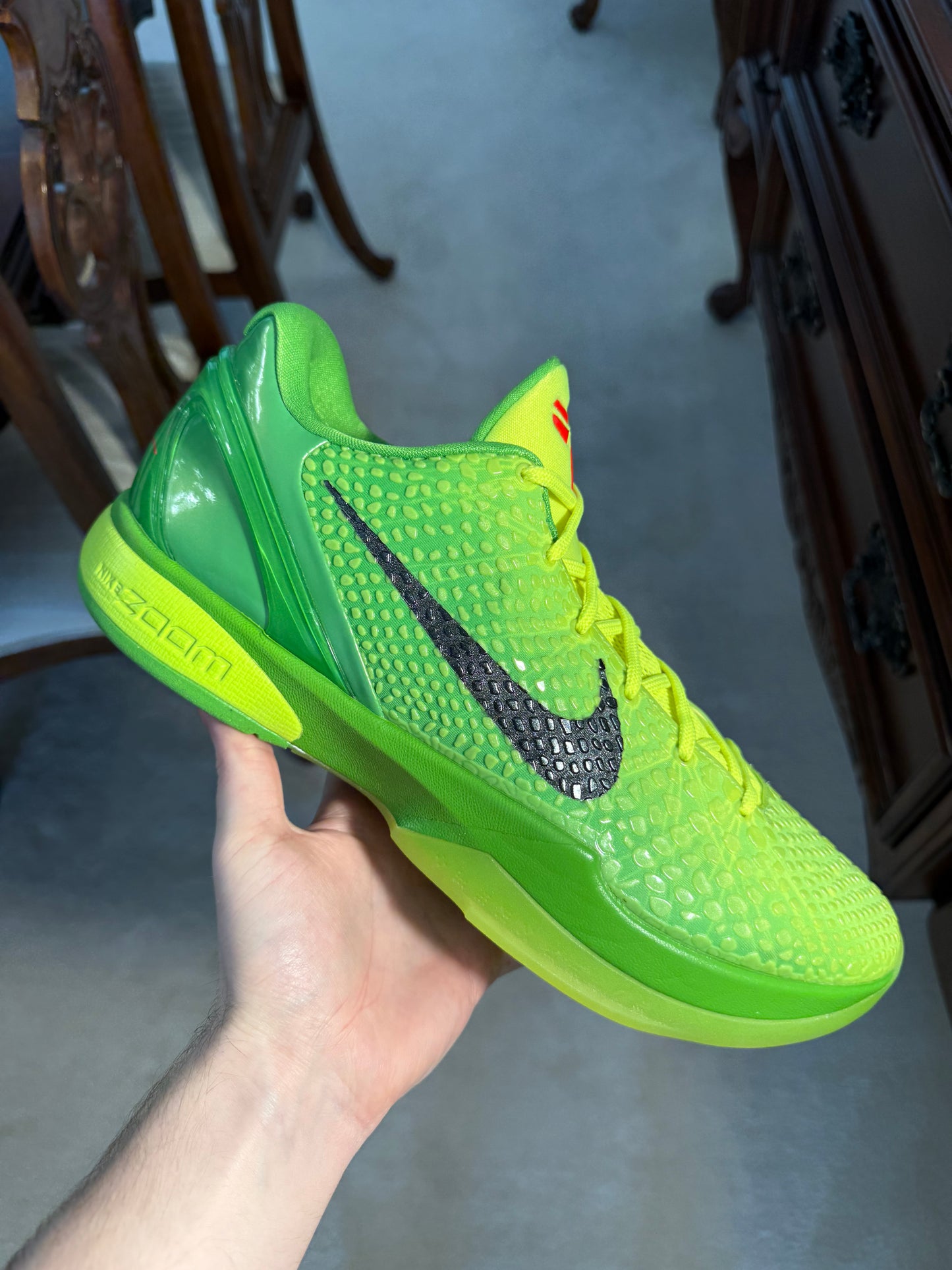 Kobe 6 Protro Grinch