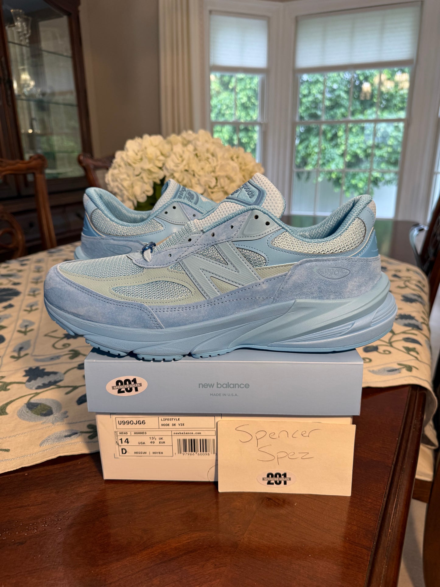 New Balance 990v6 MiUSA Joe Freshgoods Prom Blue