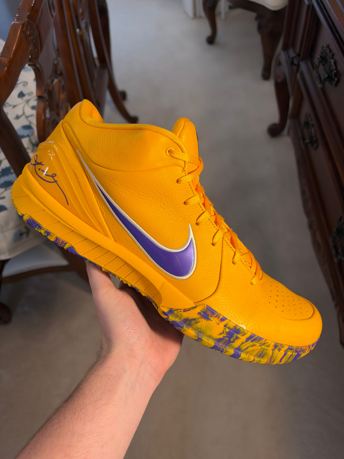 Kobe 4 Protro Draft Day Pack Los Angeles Lakers