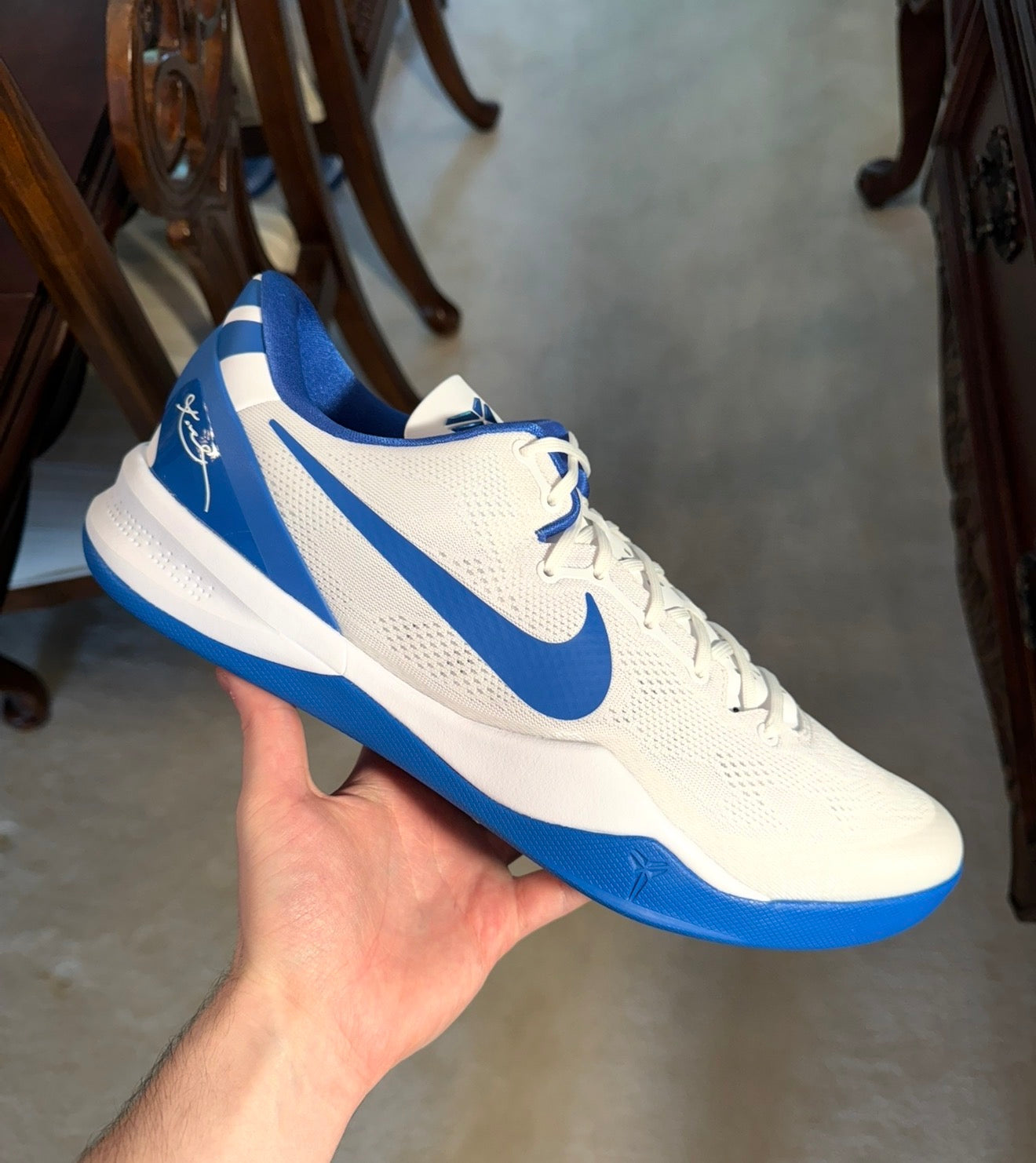 Kobe 8 Protro Kentucky PE White